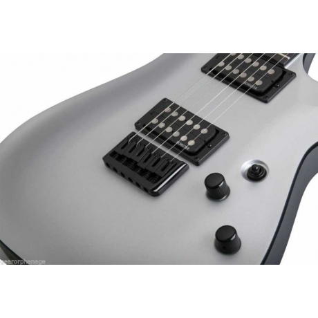 Schecter Stealth C-1 Elektro Gitar (Satin Silver)<br>Fotoğraf: 5/7