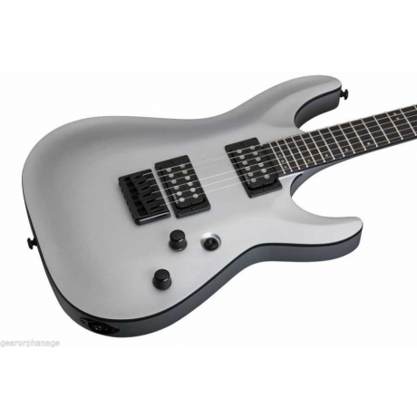 Schecter Stealth C-1 Elektro Gitar (Satin Silver)<br>Fotoğraf: 4/7