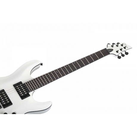 Schecter Stealth C-1 Elektro Gitar (Satin White)<br>Fotoğraf: 5/7