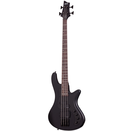 Schecter Stiletto Stealth-4 Bas Gitar (Satin Black)<br>Fotoğraf: 1/1
