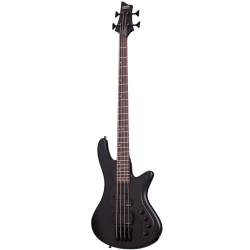 Schecter Stiletto Stealth-4 Bas Gitar (Satin Black)