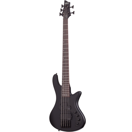 Schecter Stiletto Stealth-5 Bas Gitar (Satin Black)<br>Fotoğraf: 1/1