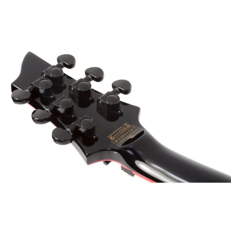 Schecter Sullivan King Banshee-6 FR-S Elektro Gitar (Obsidian Blood)<br>Fotoğraf: 4/6