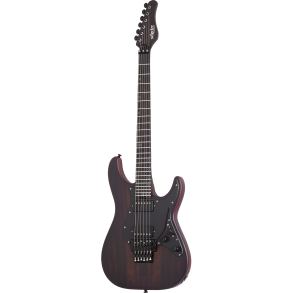Schecter Sun Valley Super Shredder Exotic FR Ziricote Elektro Gitar (Natural Satin), Fotoğraf: 1/8