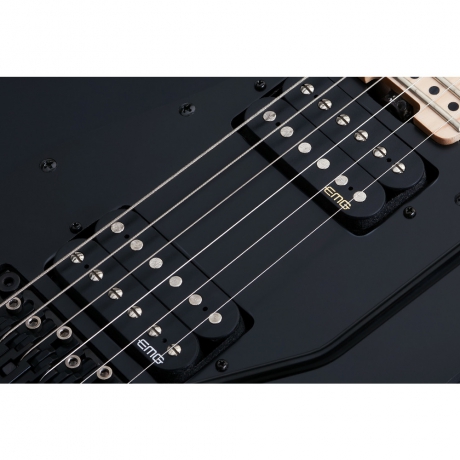 Schecter Sun Valley Super Shredder FR Elektro Gitar (Satin Black)<br>Fotoğraf: 4/4