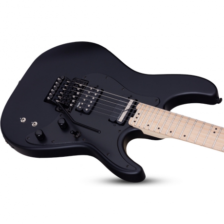Schecter Sun Valley Super Shredder FR Sustaniac Elektro Gitar (Satin Black)<br>Fotoğraf: 4/6