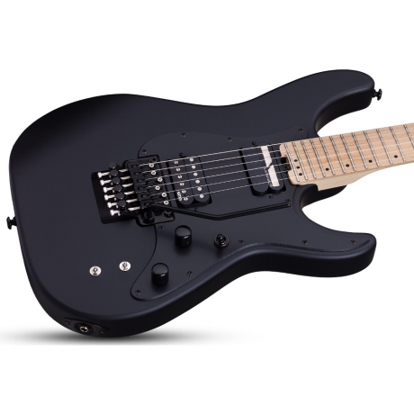 Schecter Sun Valley Super Shredder FR Sustaniac Elektro Gitar (Satin Black)<br>Fotoğraf: 2/6