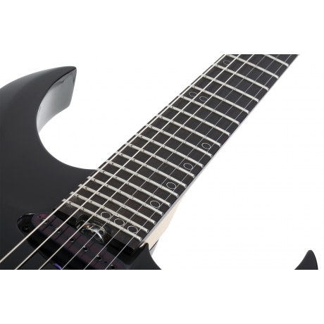Schecter Sunset-6 Triad Elektro Gitar (Gloss Black)<br>Fotoğraf: 6/8