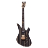 Schecter Synyster Custom FR Elektro Gitar (Gloss Black & Gold Stripes)<br>Fotoğraf: 1/7
