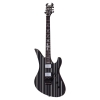 Schecter Synyster Custom FR Elektro Gitar (Gloss Black & Silver Pin Stripes)<br>Fotoğraf: 1/6