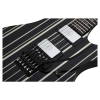 Schecter Synyster Custom FR Elektro Gitar (Gloss Black & Silver Pin Stripes)<br>Fotoğraf: 3/6