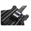 Schecter Synyster Custom FR Elektro Gitar (Gloss Black & Silver Pin Stripes)<br>Fotoğraf: 5/6