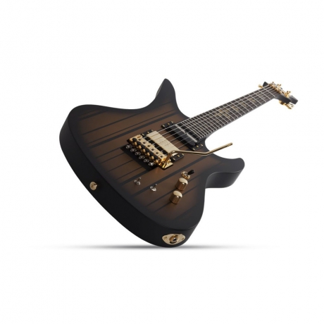 Schecter Synyster Custom FR Elektro Gitar (Satin Gold Burst)<br>Fotoğraf: 2/5