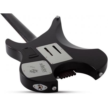 Schecter Synyster Gates Custom- 6 TR-S Headless Elektro Gitar (Mat Siyah)<br>Fotoğraf: 8/8