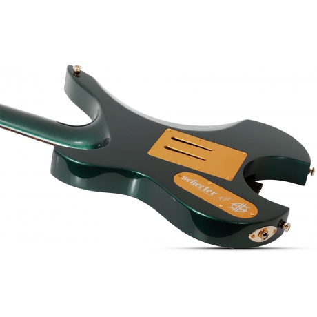 Schecter Synyster Gates Custom 7 TR-S Headless Elektro Gitar (Oak Green Metallic)<br>Fotoğraf: 9/9