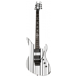 Schecter Synyster Standard Elektro Gitar (White w/Black Pinstripes)
