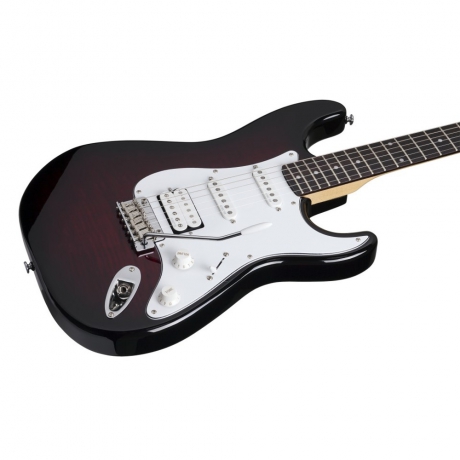 Schecter Traditional Custom Elektro Gitar (Black Cherry Burst)<br>Fotoğraf: 3/5