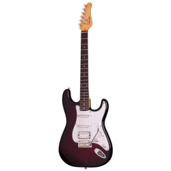 Schecter Traditional Custom Elektro Gitar (Black Cherry Burst)