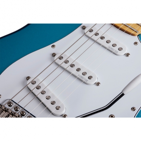 Schecter Traditional Standard Elektro Gitar (Lake Placid Blue)<br>Fotoğraf: 3/6