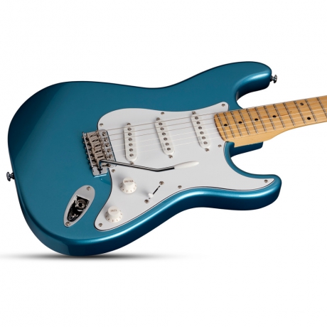 Schecter Traditional Standard Elektro Gitar (Lake Placid Blue)<br>Fotoğraf: 2/6