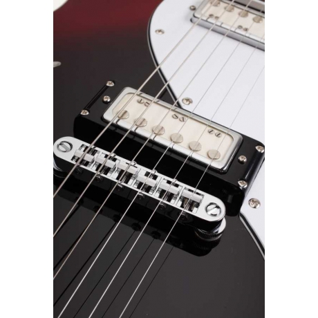 Schecter TSH-1 Elektro Gitar (Metalik Kırmızı)<br>Fotoğraf: 2/6