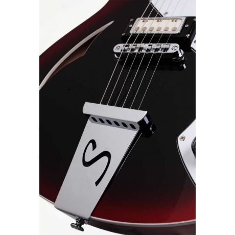 Schecter TSH-1 Elektro Gitar (Metalik Kırmızı)<br>Fotoğraf: 5/6