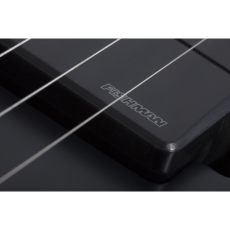 Schecter V-1 SLS Elite Evil Twin Elektro Gitar (Mat Siyah)<br>Fotoğraf: 5/6