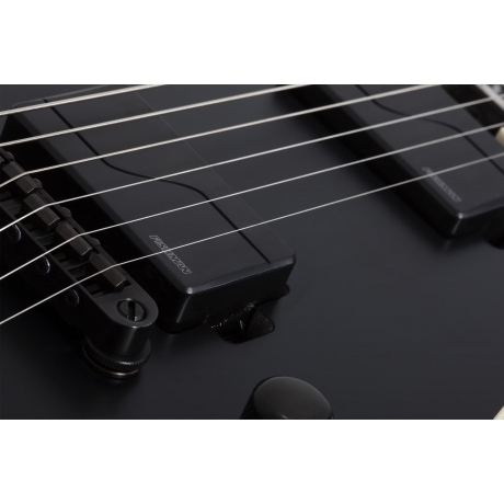 Schecter V-1 SLS Elite Evil Twin Elektro Gitar (Mat Siyah)<br>Fotoğraf: 4/6