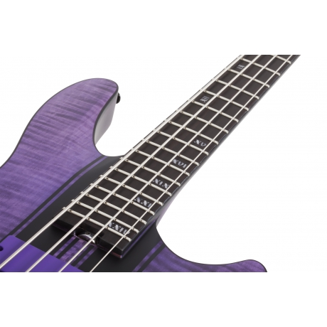 Schecter C-4 GT Bas Gitar (Satin Trans Purple)<br>Fotoğraf: 6/8