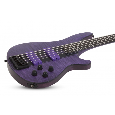 Schecter C-5 GT 5 Telli Bas Gitar (Satin Trans Purple)<br>Fotoğraf: 2/8