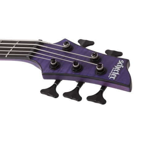 Schecter C-5 GT 5 Telli Bas Gitar (Satin Trans Purple)<br>Fotoğraf: 7/8
