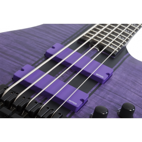Schecter C-5 GT 5 Telli Bas Gitar (Satin Trans Purple)<br>Fotoğraf: 3/8