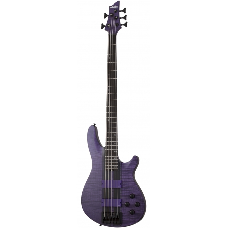 Schecter C-5 GT 5 Telli Bas Gitar (Satin Trans Purple)<br>Fotoğraf: 1/8