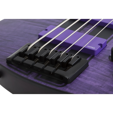 Schecter C-5 GT 5 Telli Bas Gitar (Satin Trans Purple)<br>Fotoğraf: 4/8