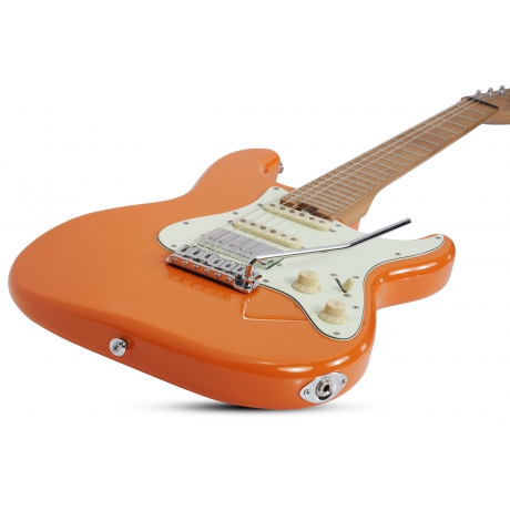 Schecter Nick Johnston Traditional H/S/S Elektro Gitar (Atomic Orange)<br>Fotoğraf: 2/8