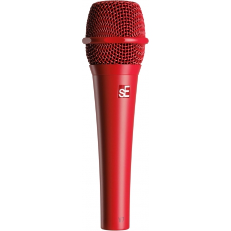 sE Electronics sE V7 Dinamik Vokal Mikrofonu (Kırmızı)<br>Fotoğraf: 2/4