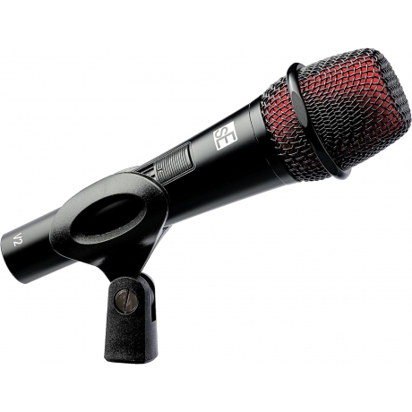 sE Electronics V2 Switch Cardioid Dynamic Handheld Vocal Mikrofonu (Siyah)<br>Fotoğraf: 4/4