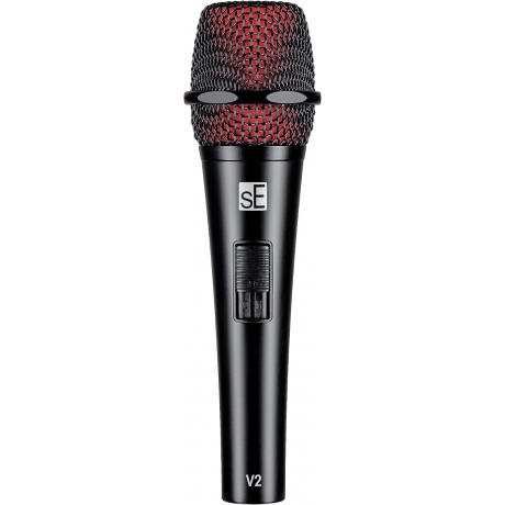 sE Electronics V2 Switch Cardioid Dynamic Handheld Vocal Mikrofonu (Siyah)<br>Fotoğraf: 1/4