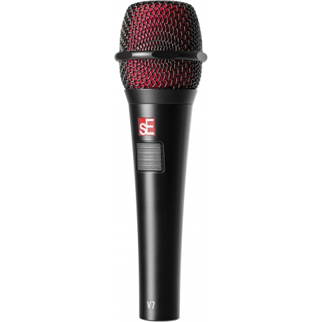 sE Electronics V7 PTT Supercardioid Talkback Dynamic Handheld Vokal Mikrofonu (Siyah)<br>Fotoğraf: 2/4