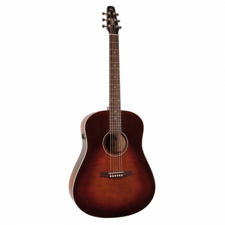 Seagull S6 Original QIT Elektro Akustik Gitar (Burnt Umber)<br>Fotoğraf: 1/3