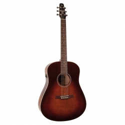 Seagull S6 Original QIT Elektro Akustik Gitar (Burnt Umber)