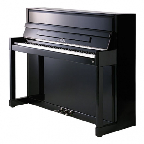 Seiler Model 116 Impuls Akustik Duvar Piyanosu (Siyah)<br>Fotoğraf: 1/1