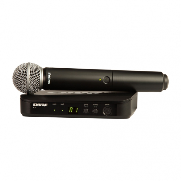 Shure BLX24E SM58-H8E Telsiz Mikrofon Sistemi, Fotoğraf: 1/1
