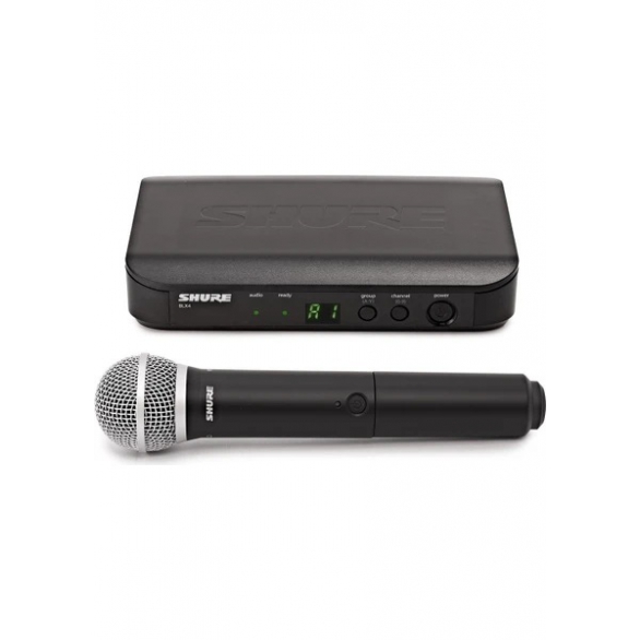 Shure BLX24RE/SM58-H8E Kablosuz El Mikrofonu Sistemi, Fotoğraf: 1/5