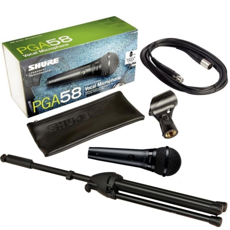 Shure PGA58-BTS Vocal Mikrofon Paketi<br>Fotoğraf: 1/3