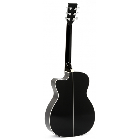 Sigma 000MC-1E-BK Elektro Akustik Gitar (Siyah)<br>Fotoğraf: 2/3