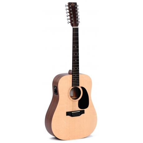 Sigma DM12E 12 Telli Elektro Akustik Gitar (Natural)<br>Fotoğraf: 1/5