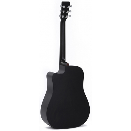 Sigma DMCE-BKB Elektro Akustik Gitar (Siyah)<br>Fotoğraf: 4/5