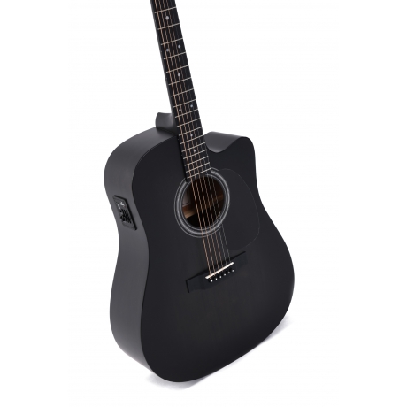 Sigma DMCE-BKB Elektro Akustik Gitar (Siyah)<br>Fotoğraf: 2/5