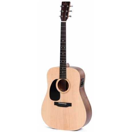 Sigma DMEL Solak Elektro Akustik Gitar (Natural)<br>Fotoğraf: 1/4